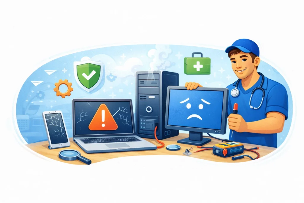 layanan perbaikan laptop