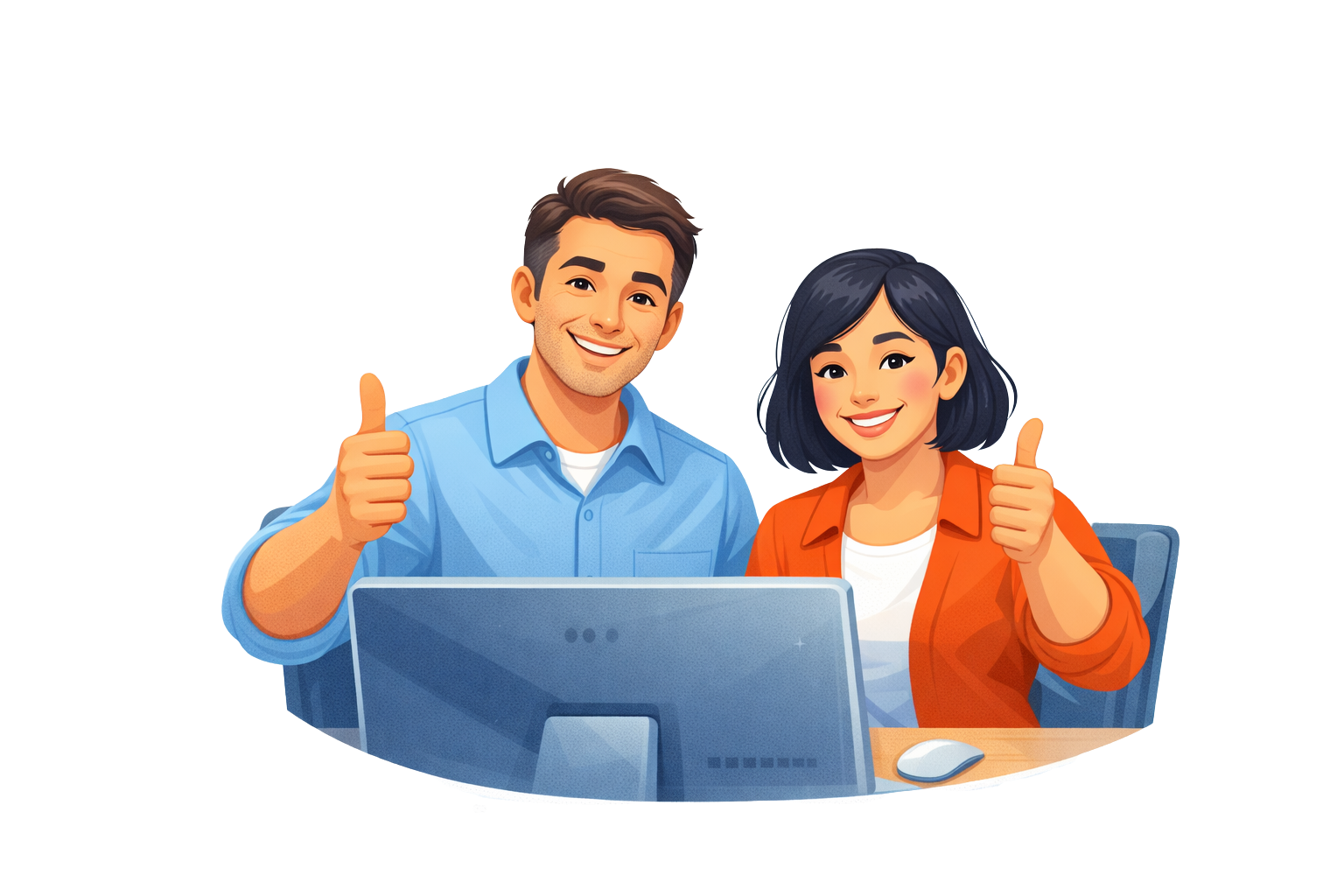 Pelanggan senang dan puas